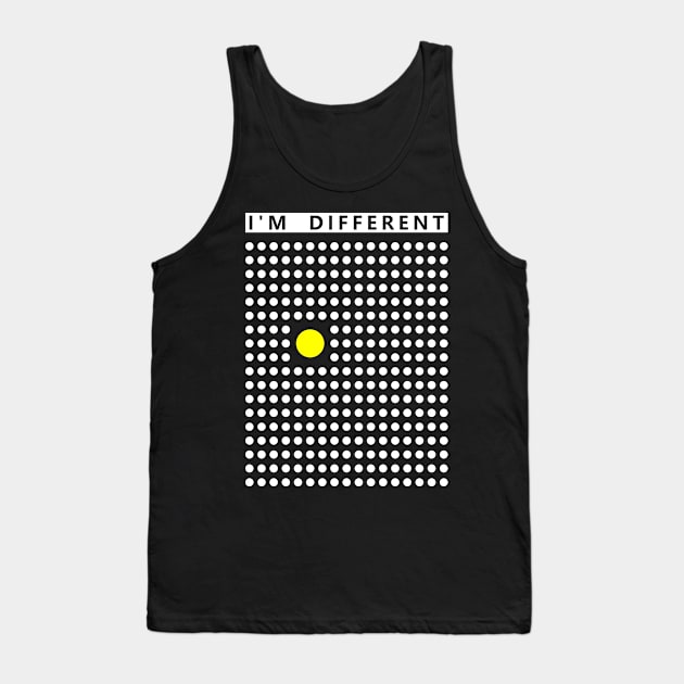 I'm different Tank Top by D3monic